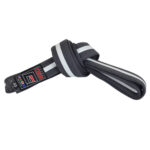 Kids BJJ Belt DARK Grey/White Color